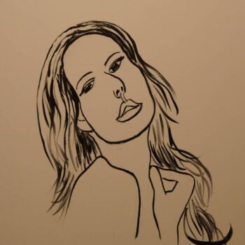Peinture intitulée "Michelle - 1" par Pierre Paszkowski, Œuvre d'art originale, Acrylique