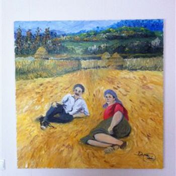 Drawing titled "Repos méritè" by David Marchal, Original Artwork