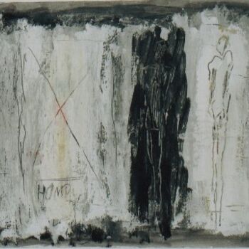 Malerei mit dem Titel "BN-5" von Morgese Giovanni, Original-Kunstwerk, Acryl