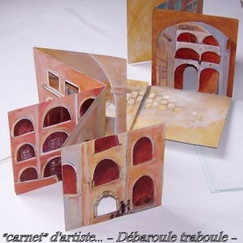 Sculpture intitulée "Débaroule ... trabo…" par Anne-Frédérique Ferret, Œuvre d'art originale