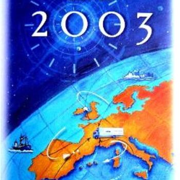 Dessin intitulée "Carte de Voeux'2003…" par Catherine Suchocka, Œuvre d'art originale