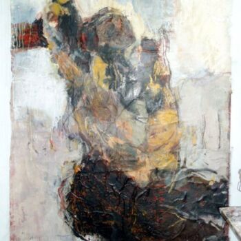 Peinture intitulée "sauter le pas" par Catherine Monmarson, Œuvre d'art originale