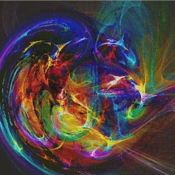 Arts numériques intitulée "Insomnie" par Françoise Aubert-Moreau, Œuvre d'art originale, Travail numérique 2D