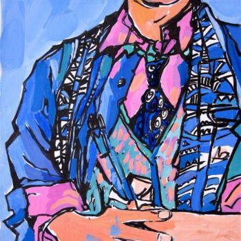 Peinture intitulée "LE PEINTRE" par Catherine Suchocka, Œuvre d'art originale
