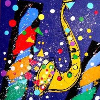 Peinture intitulée "En avant la musique…" par Catherine Suchocka, Œuvre d'art originale, Huile