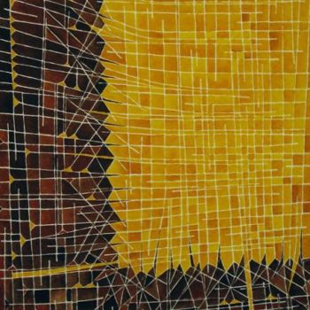 Schilderij getiteld "Partitura Sinfónica…" door Jose Carlos Sarmento, Origineel Kunstwerk, Olie