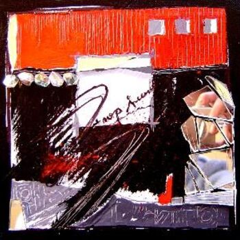 Peinture intitulée "Composition - 4" par Catherine Suchocka, Œuvre d'art originale