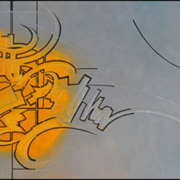 Painting titled "painting 13" by Frédéric Fontaine, Original Artwork, Oil