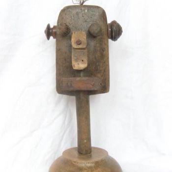Sculpture intitulée "la boudeuse" par Frédéric Bignon Récupart, Œuvre d'art originale