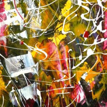 Ζωγραφική με τίτλο "UN PETIT TOUR ET PU…" από Francine Barbaray, Αυθεντικά έργα τέχνης, Λάδι