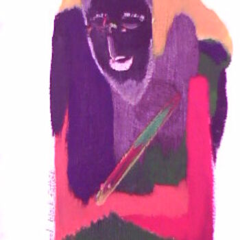 Peinture intitulée "mame boy" par Smal, Œuvre d'art originale