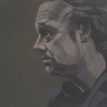 Schilderij getiteld "Jos" door Paulus Hoffman, Origineel Kunstwerk, Olie