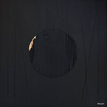 Peinture intitulée "nuit obscure 5" par Anne-Marie Mary, Œuvre d'art originale, Acrylique