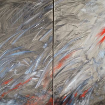 Peinture intitulée "A-007" par Guy Benson, Œuvre d'art originale, Huile