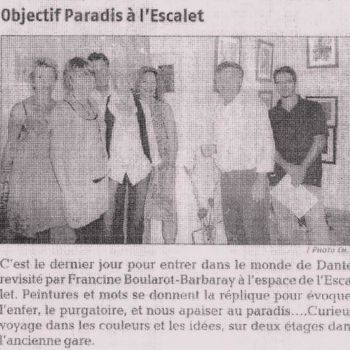 Photographie intitulée "JOURNAL LA PROVENCE" par Francine Barbaray, Œuvre d'art originale