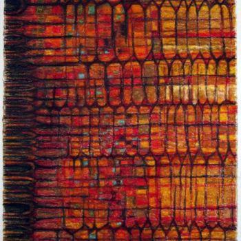 Peinture intitulée "Gnossienne nº 4 - E…" par Jose Carlos Sarmento, Œuvre d'art originale, Huile