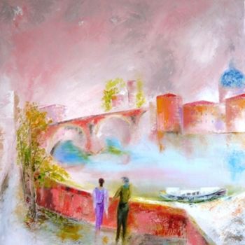 Pintura intitulada "COUP DE COEUR" por Geneviève Pace, Obras de arte originais