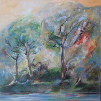 Peinture intitulée "instants fugaces..." par Anne-Frédérique Ferret, Œuvre d'art originale, Autre