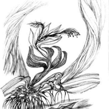 Dessin intitulée "illustration du Dja…" par Sigrun Neumann (Sineu), Œuvre d'art originale