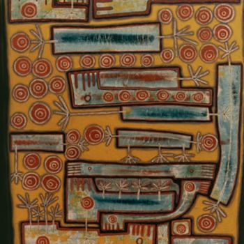 Pintura titulada "76- CUANDO EL TÍTUL…" por Muniek, Obra de arte original