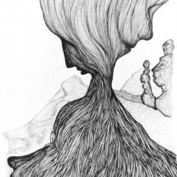 Drawing titled "sans titre" by Sigrun Neumann (Sineu), Original Artwork