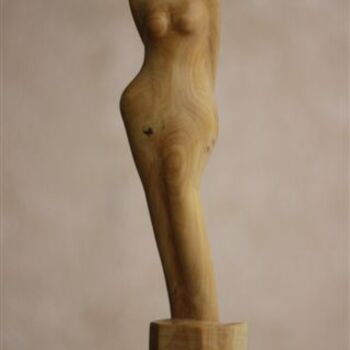 Scultura intitolato "Impassible corps de…" da Max Bernard, Opera d'arte originale, Legno