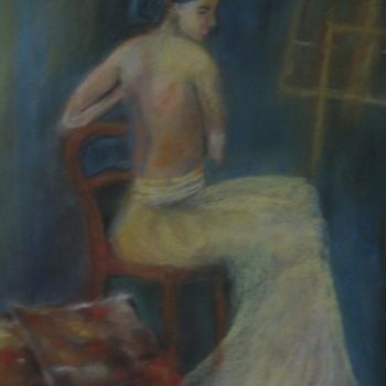 Malarstwo zatytułowany „L'intimité de l'ate…” autorstwa Léone Digraci, Oryginalna praca
