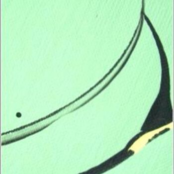 Painting titled "Springy 02" by Delphine Bernard, Original Artwork
