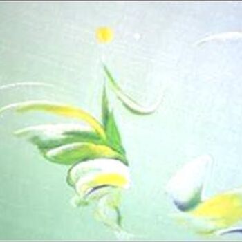 Peinture intitulée "Springy 09" par Delphine Bernard, Œuvre d'art originale
