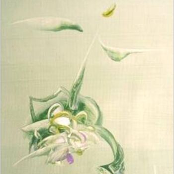 Peinture intitulée "Springy 11" par Delphine Bernard, Œuvre d'art originale
