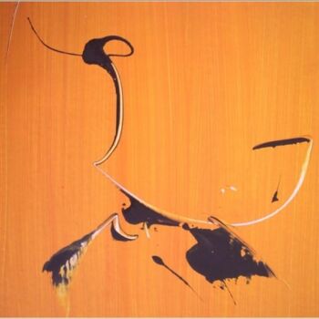 Ζωγραφική με τίτλο "Flamenco 08" από Delphine Bernard, Αυθεντικά έργα τέχνης