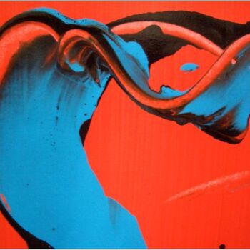 Painting titled "Fly 03" by Delphine Bernard, Original Artwork