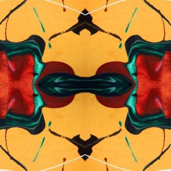 Painting titled "Fly 09" by Delphine Bernard, Original Artwork