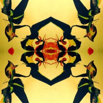Pittura intitolato "Fly 10" da Delphine Bernard, Opera d'arte originale
