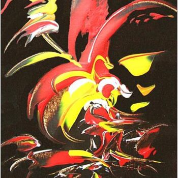 Painting titled "Conte 06" by Delphine Bernard, Original Artwork
