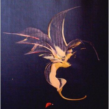 Ζωγραφική με τίτλο "Melody 01" από Delphine Bernard, Αυθεντικά έργα τέχνης