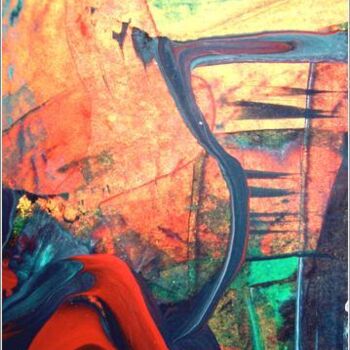 Painting titled "Melody 04" by Delphine Bernard, Original Artwork