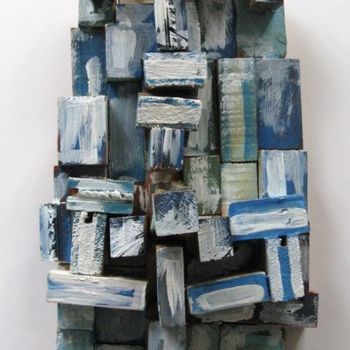 "Sous l'écume" başlıklı Tablo Valérie Thévenot tarafından, Orijinal sanat, Petrol