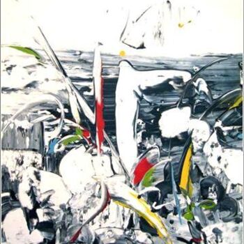 Peinture intitulée "Urban 02" par Delphine Bernard, Œuvre d'art originale