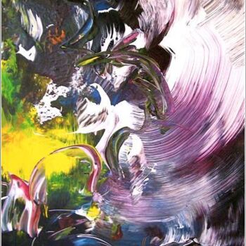 Painting titled "Urban 11" by Delphine Bernard, Original Artwork