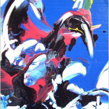 Peinture intitulée "Dawn 14" par Delphine Bernard, Œuvre d'art originale