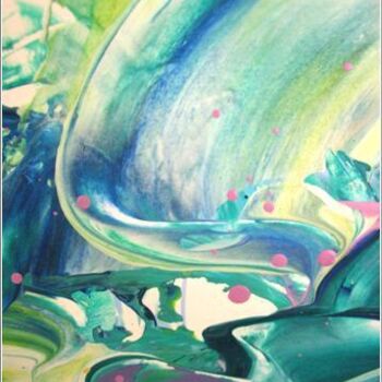 绘画 标题为“Wave 11” 由Delphine Bernard, 原创艺术品