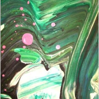 Schilderij getiteld "Wave 13" door Delphine Bernard, Origineel Kunstwerk