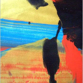 Ζωγραφική με τίτλο "Coast 03" από Delphine Bernard, Αυθεντικά έργα τέχνης