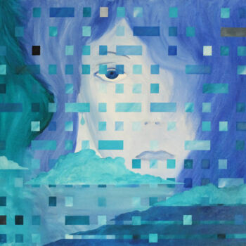 Schilderij getiteld "FRAGMENTS DE VIE" door Jean-Marc Philippe (Jimpy), Origineel Kunstwerk, Olie