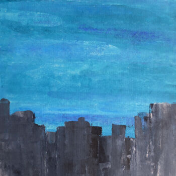 Painting titled "LE CANYON" by Jean-Marc Philippe (Jimpy), Original Artwork, Oil