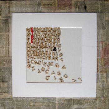 Painting titled ""Etre &..." NOUVEAU…" by Elisabeth Faucheur, Original Artwork