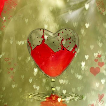 Fotografía titulada "Corazon  lleno  de…" por Stella Khudyakova, Obra de arte original