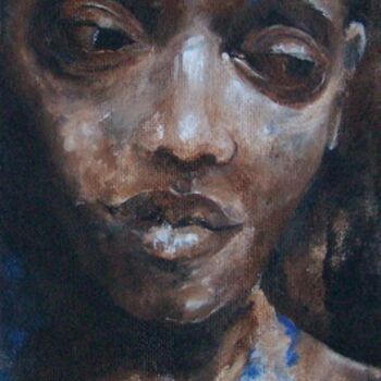 Peinture intitulée "... AwA..." par Anne-Frédérique Ferret, Œuvre d'art originale, Huile