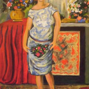 Peinture intitulée "After a painting by…" par Alan Embrée Osler, Œuvre d'art originale, Huile